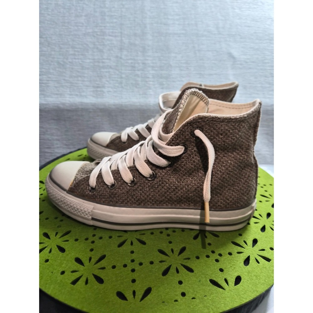 Converse Chuck Taylor All Star Unisex US M4/W6 Shoes Tweed Brown White Sneakers - Picture 3 of 8